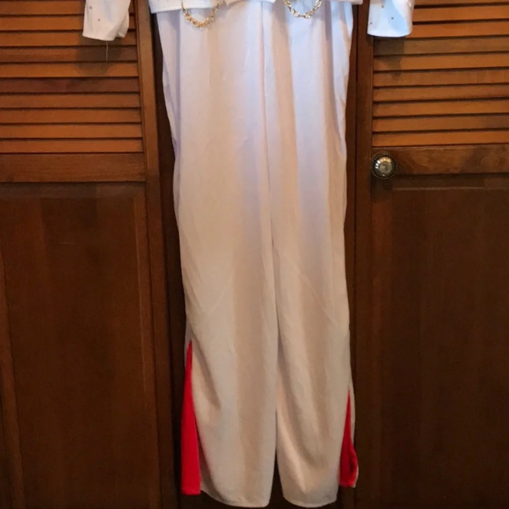 Rubies Elvis Presley costume jumpsuit scarf belt Size X-Large adult - Picture 13 of 16